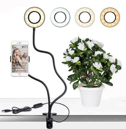 Держатель на прищепке с подсветкой Professional Live Stream Коломыя