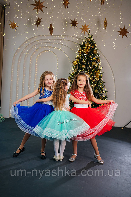 Дитячі святкові сукні з мереживом на ріст 98-116 Кривий Ріг - фото 5