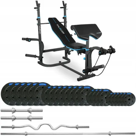 Тренажер Thunder SET-VIGOR-B-HBG-04 Zestaw Kulturystyczny 117,5KG Київ