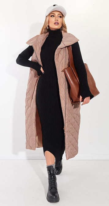 Стильна стьобана жилетка (42) Київ - фото 4