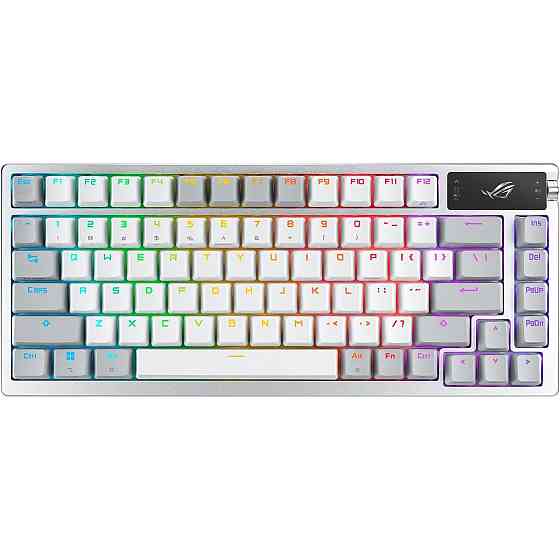 Клавіатура бездротова Asus ROG Azoth RGB WL BT White (90MP031A-BKUA11) Білий Харків