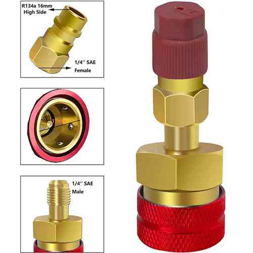 Комплект з 2х муфт адаптерів БРС з R1234yf на R134a для автокондиціонерів Вінниця