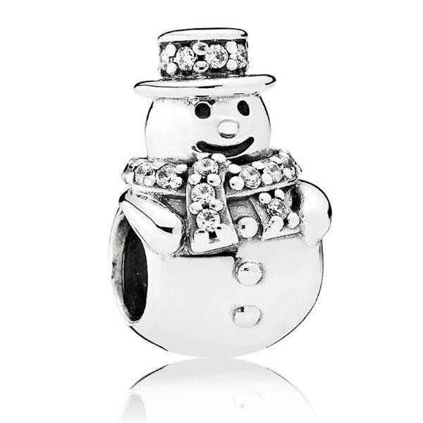Срібна намистина Пандора  "Сніговик" 792001CZ MasterSem Київ - фото 1