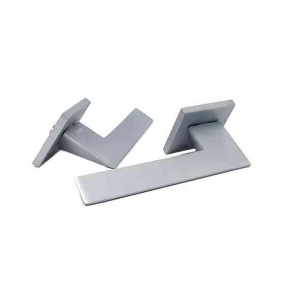 Ручка для дверей квадратной розетке Кедр Ультра 21.175 хром матовый Киев