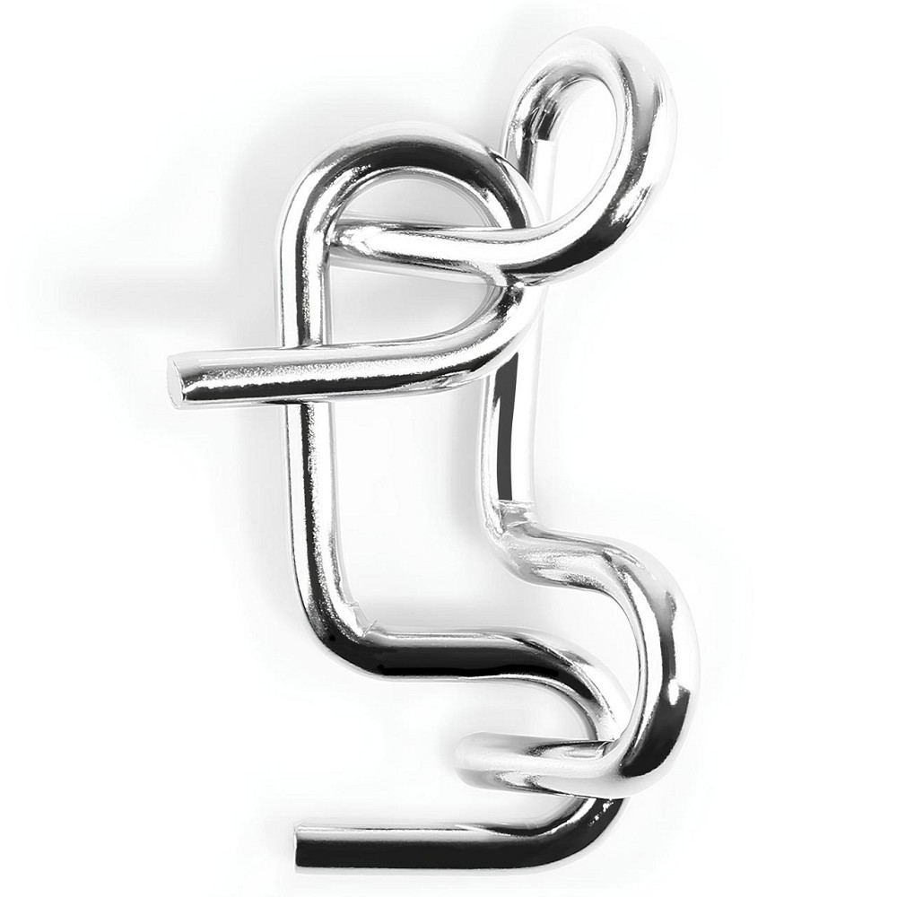 Металлические головоломки Монтессори RESTEQ — набор из 9 штук в коробке для развития логики, моторики и концентрации внимания у Киев - изображение 2