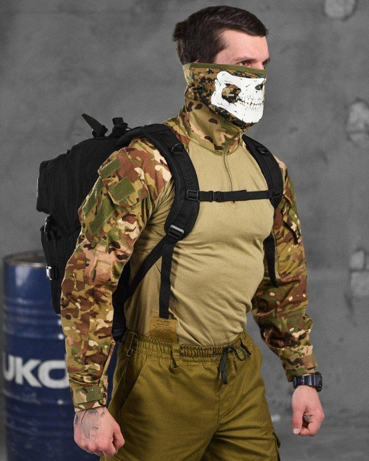 Рюкзак тактический   45л 800D Silver Knight USA  black  ВТ6387 Одесса - изображение 2