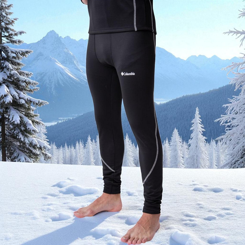 Чоловіча термобілизна Columbia ,комплект чоловічої термобілизни солумбія чорного кольору флісова зимова тепла Львів - фото 4