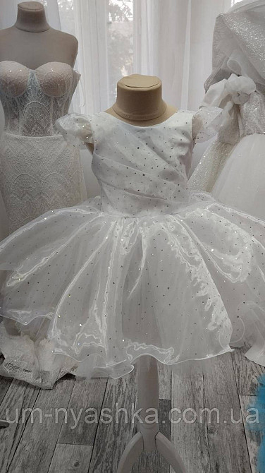 Дитяче біле плаття 86-104, 122-128 Кривий Ріг - фото 2