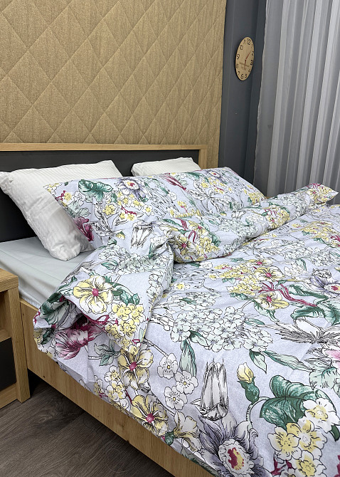 Комплект постельного белья Ранфорс, Decorator Cotton Collection Vernal Евро 220х200 с разноцветным принтом (88-125) Киев - изображение 8