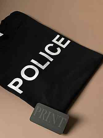 Футболка премиум с принтом POLICE Черновцы