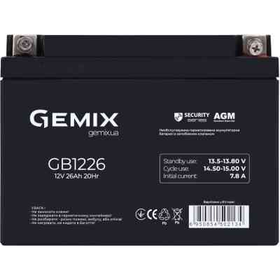 Батарея до ДБЖ Gemix GB 12V 26Ah Security (GB1226) Вінниця