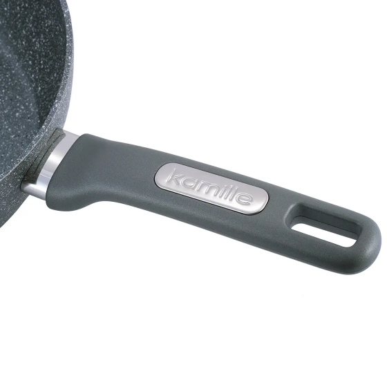 Сковорідка-сотейник d24*7,5см литий алюміній а/п Granite 4292GR KAMILLE Житомир