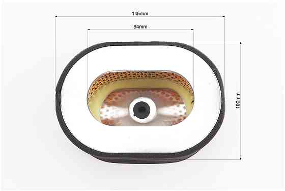 Фільтр повітряний - елемент паперовий 145х100x70mm (для генератора 4-6кВт) 186F Киев