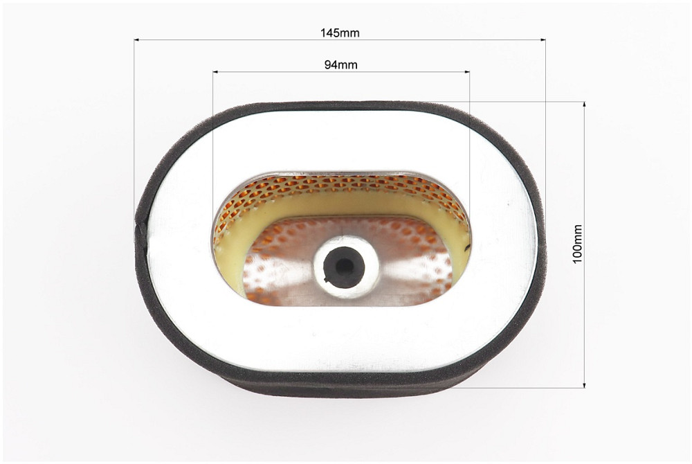 Фільтр повітряний - елемент паперовий 145х100x70mm (для генератора 4-6кВт) 186F Київ - фото 3
