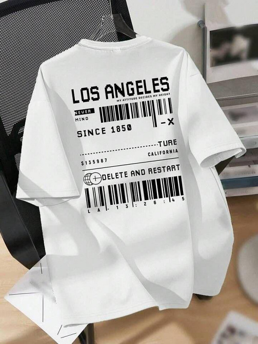 Футболка женская с принтом  42 Белая 2664081942 Днепр - изображение 1