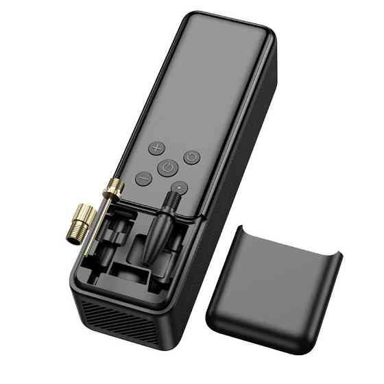 Автомобильный насос HOCO ZP5 May smart air pump Black Одесса