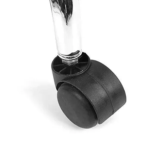 Стул косметологический без спинки на колесах с подставкой для ног, регулировка высоты Слоновая кость Киев