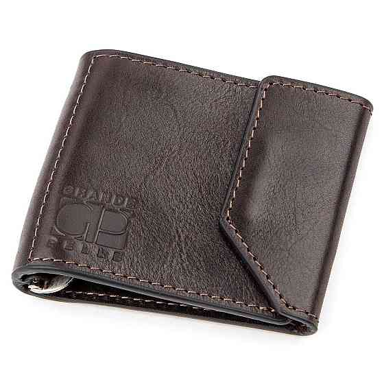 Зажим для денег GRANDE PELLE 11150 Темно-коричневый Киев