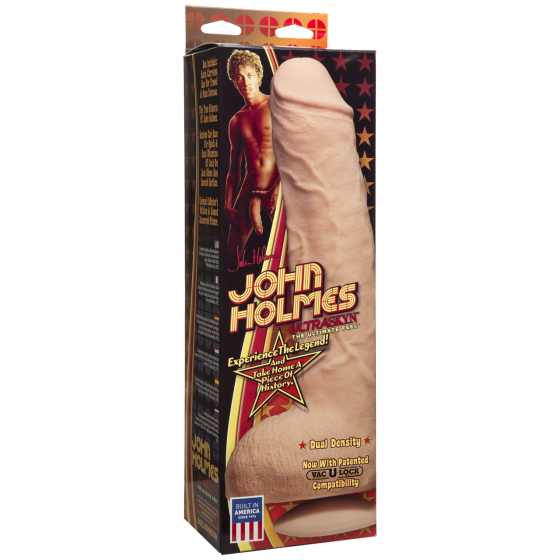 Фалоімітатор Doc Johnson John Holmes ULTRASKYN, діаметр 6 см, Vack-U-Lock Sex Aura Київ