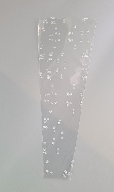 Упаковка конус под цветы h50/ 6низ/20верх узор(100 шт) 158 (9) (100 шт) Харьков - изображение 1