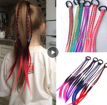 Гумка для волосся дитяча зелено-блакитна Київ - фото 3