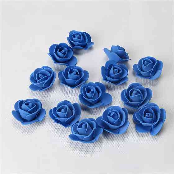 Маленькі квіточки для декору 50 штук 3 см синій Київ