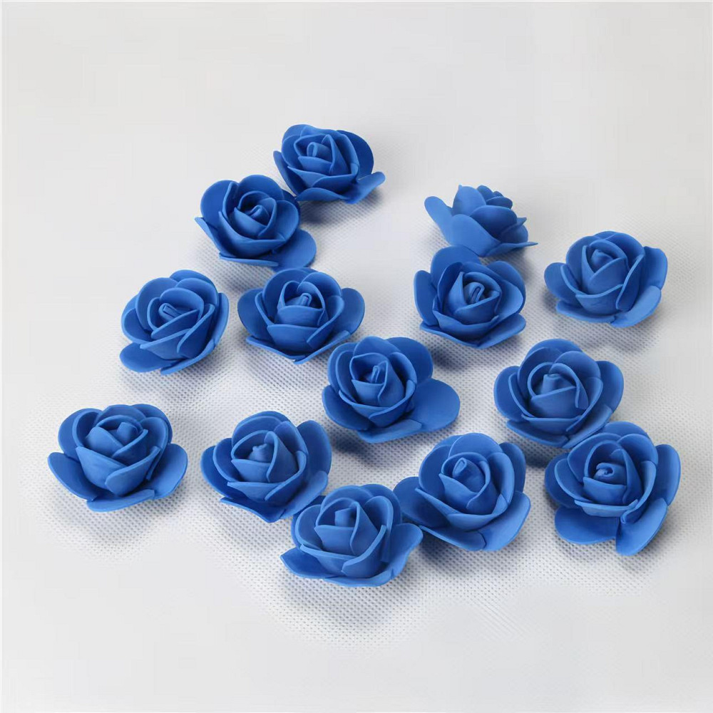 Маленькие цветочки для декора 50 штук 3 см синий Киев - изображение 2