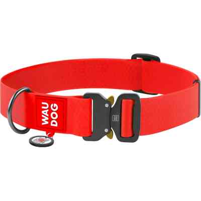 Ошейник для животных WAUDOG Waterproof с QR паспортом XXL Ш 40 мм Д 43-70 см(красный) (28013) Винница