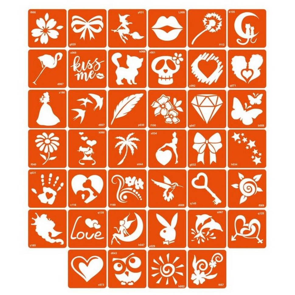 Набор для био-тату «Popular mix #2 - глиттер» popular-mix-2-glitter Винница - изображение 3