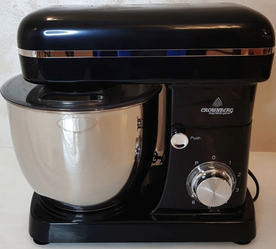 Кухонний комбайн Crownberg CB-3405 тістоміс міксер блендер вінчик 5 л. Київ - фото 3