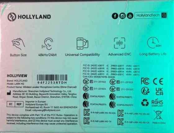 Бездротова мікрофонна система Hollyland Lark M2 Combo Київ