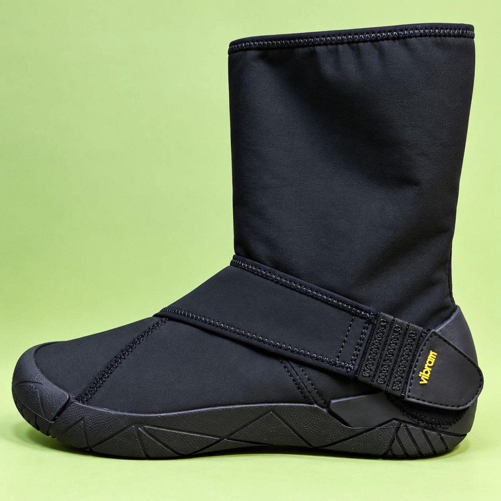 Ботинки чёрные Furoshiki Vibram С мехом средней высоты, размер 40-41 Киев - изображение 2