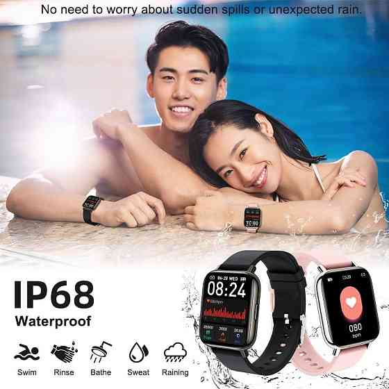 Смарт-часы MOLOCY P32 Black — Умные фитнес-часы 1.69