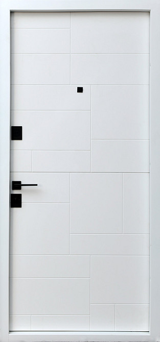 Входные металлические двери Страж Пирамис 950х2040 мм венге/белая эмаль Правые Киев - изображение 2