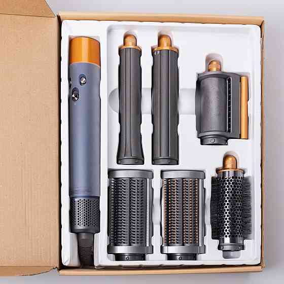 Мультистайлер для волос Airwrap с 6 насадками, синий Киев