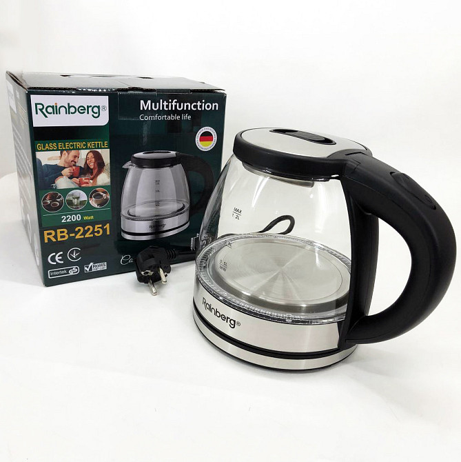 Електрочайник для чаю і води, Кращий бюджетний електрочайник, Зручний електричний чайник для кухні DK-49 Івано-Франківськ - фото 1