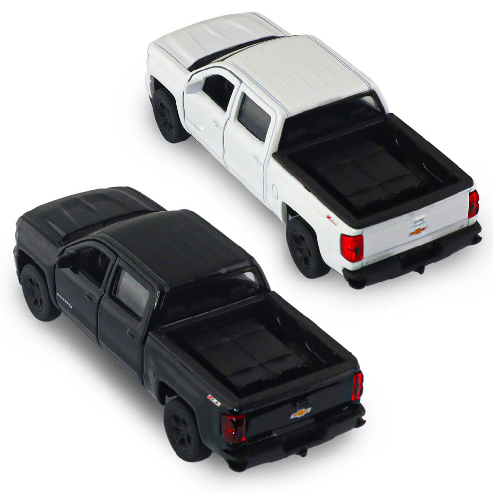Автомодель - Chevrolet Silverado 2017 (перламутрово-білий, чорний) Дніпро - фото 9