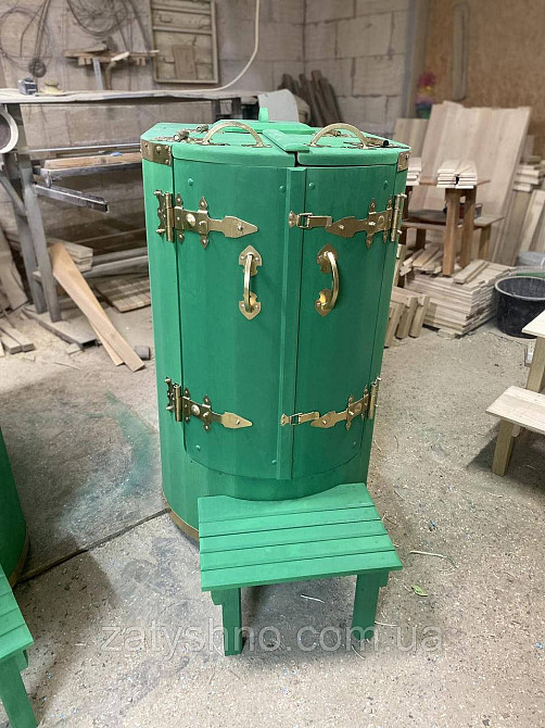 Фитобочка  овальная  зеленая 110х75х115 Киев - изображение 3