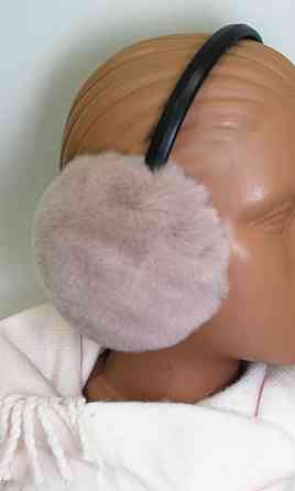 Хутряні навушники дитячі з Rex Какао Харків