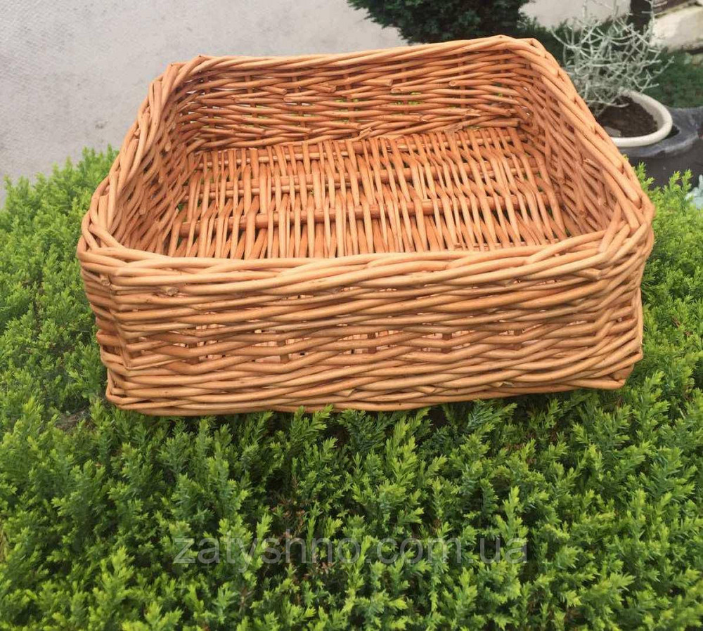 Лоток плетений із цільної лози Київ - фото 2
