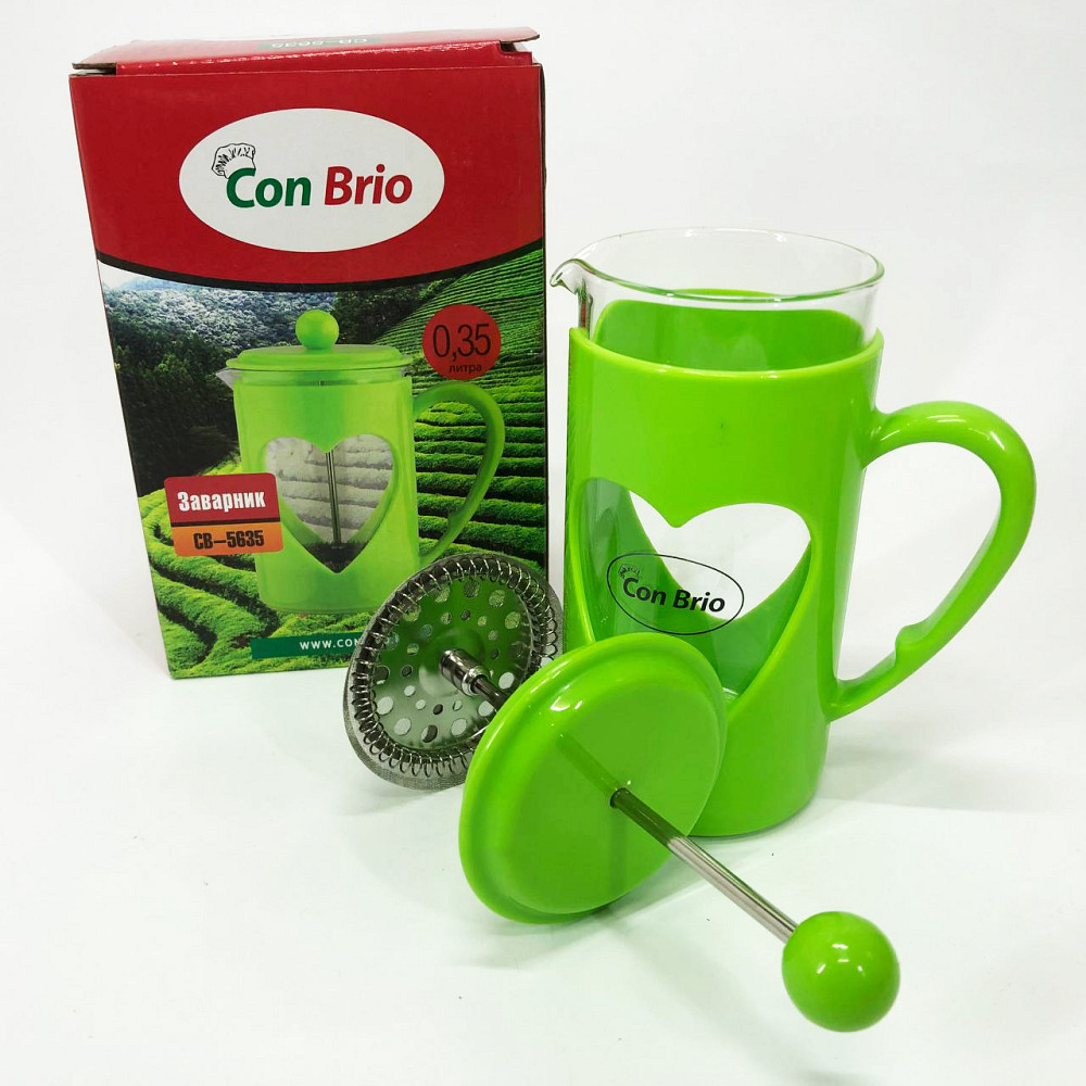 Френч-пресс красивый, Простой френч-пресс, Френч-пресс для заварки кофе вместительный UH-23 Львов - изображение 8