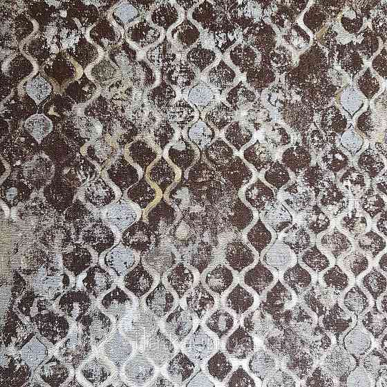 Обои метровые винил на флизелине Decowall Retro геометрия абстракция под старину волны коричневые серые Киев