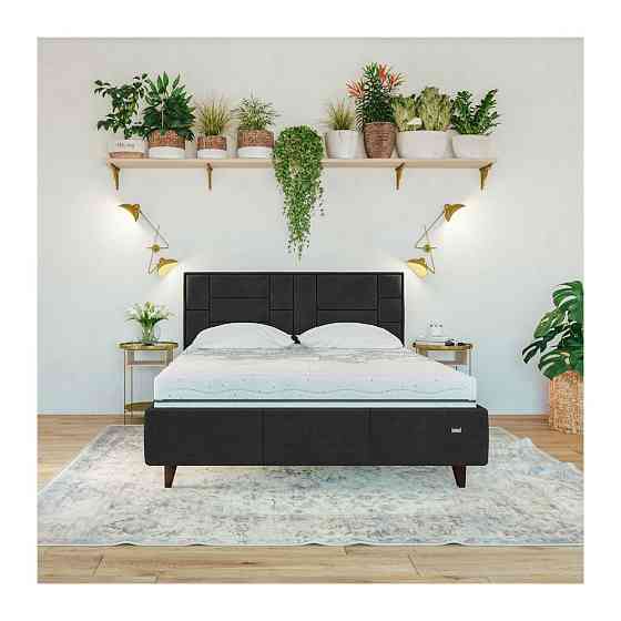 Ліжко TaurusDesign Gray Standart на ніжках 180x200 темно-сірий Київ