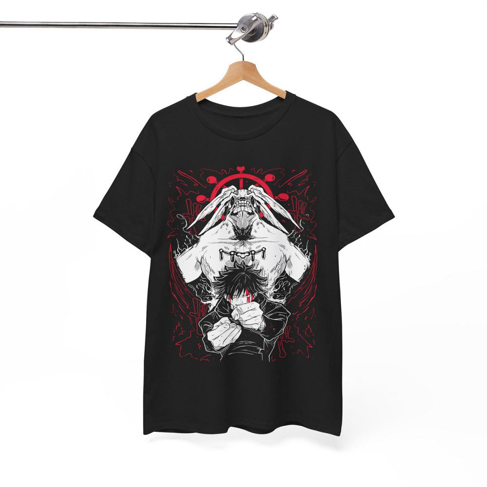 Футболка аниме Магическая битва оверсайз (S/M/L) Черний AnimeJ0119 Днепр - изображение 6