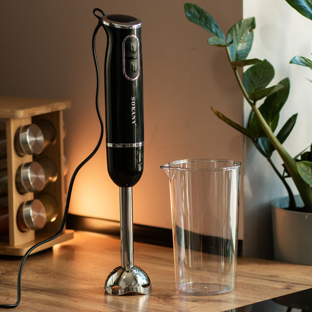 Ручной блендер Sokany 1726 погружной 300 Вт Черный Киев - изображение 6