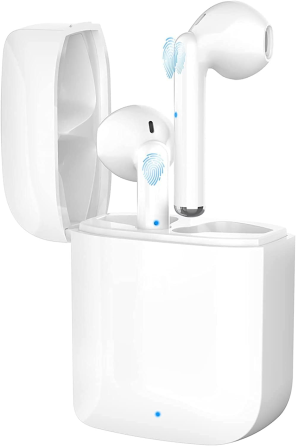 Бездротові навушники Bluetooth 5.3 TWS з 4 мікрофонами ENC, IPX7, USB-C, до 35 годин роботи, AAC/SBC Київ