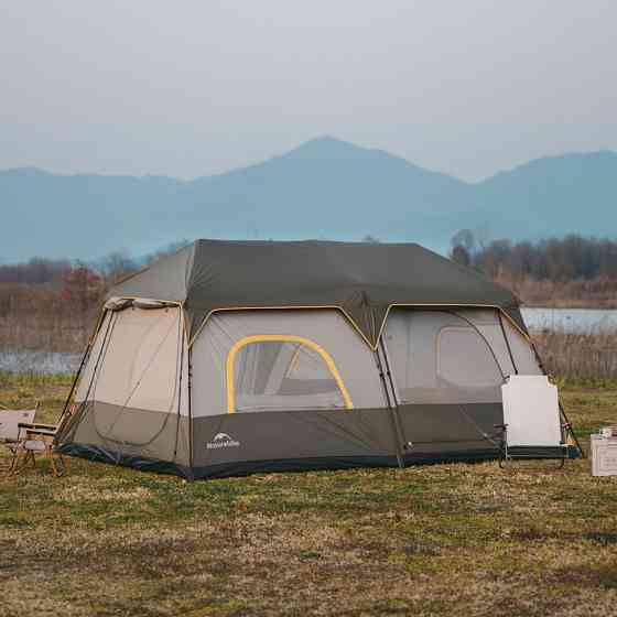 Намет шестимісний Naturehike Cape 8.4 CNK2450WS050 з швидким розкриттям, сіро-коричневий Київ