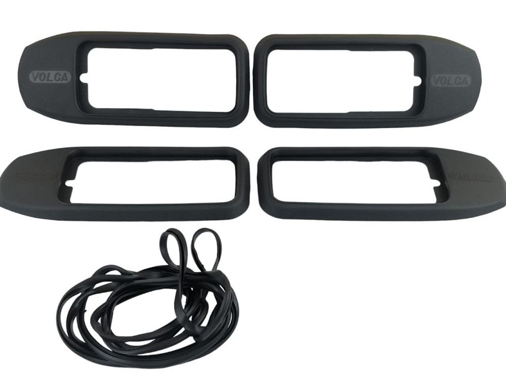 Накладка ручку 2410 Волга открытая с резинками (к-кт 4шт) на Мукачево - изображение 2