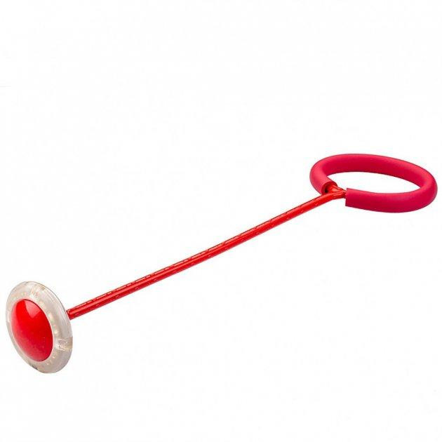 Скакалка дитяча нейроскакалка на одну ногу 67 см світиться вигляд 5 Червоний (MS 3235-2) Чернігів - фото 1