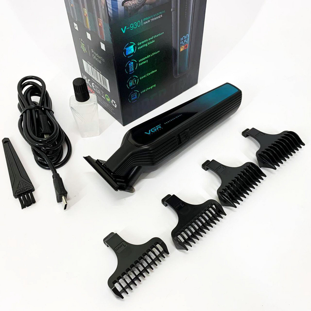 Практична машинка для стрижки волосся VGR V-930, Електромашинка для стрижки Набір машинок NP-39 Львів - фото 8
